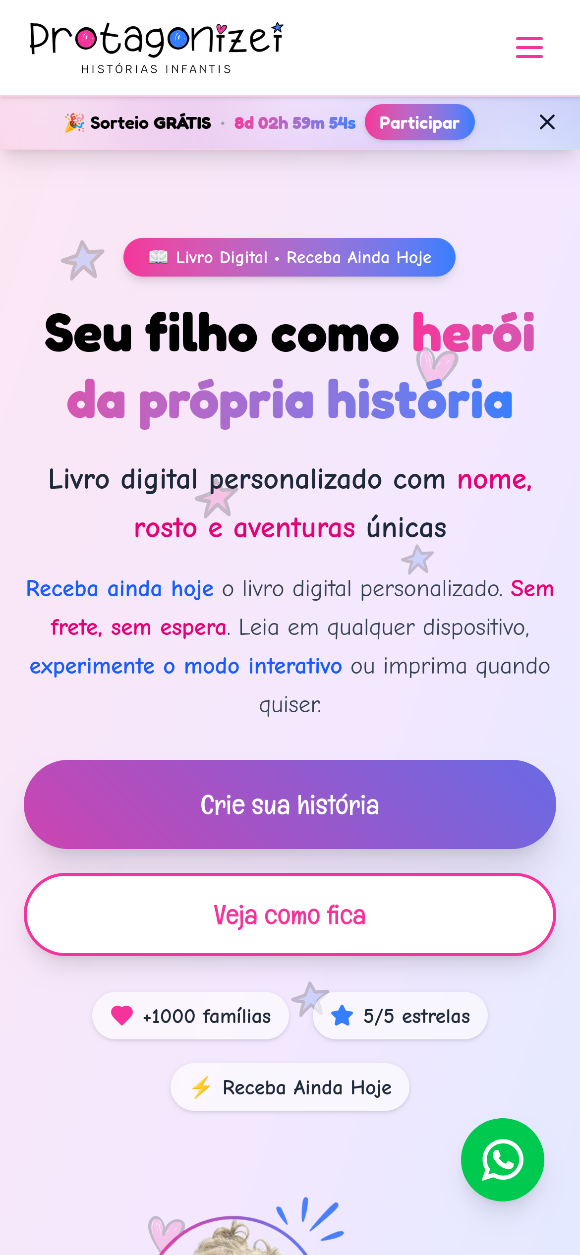 Protagonizei - Visão mobile